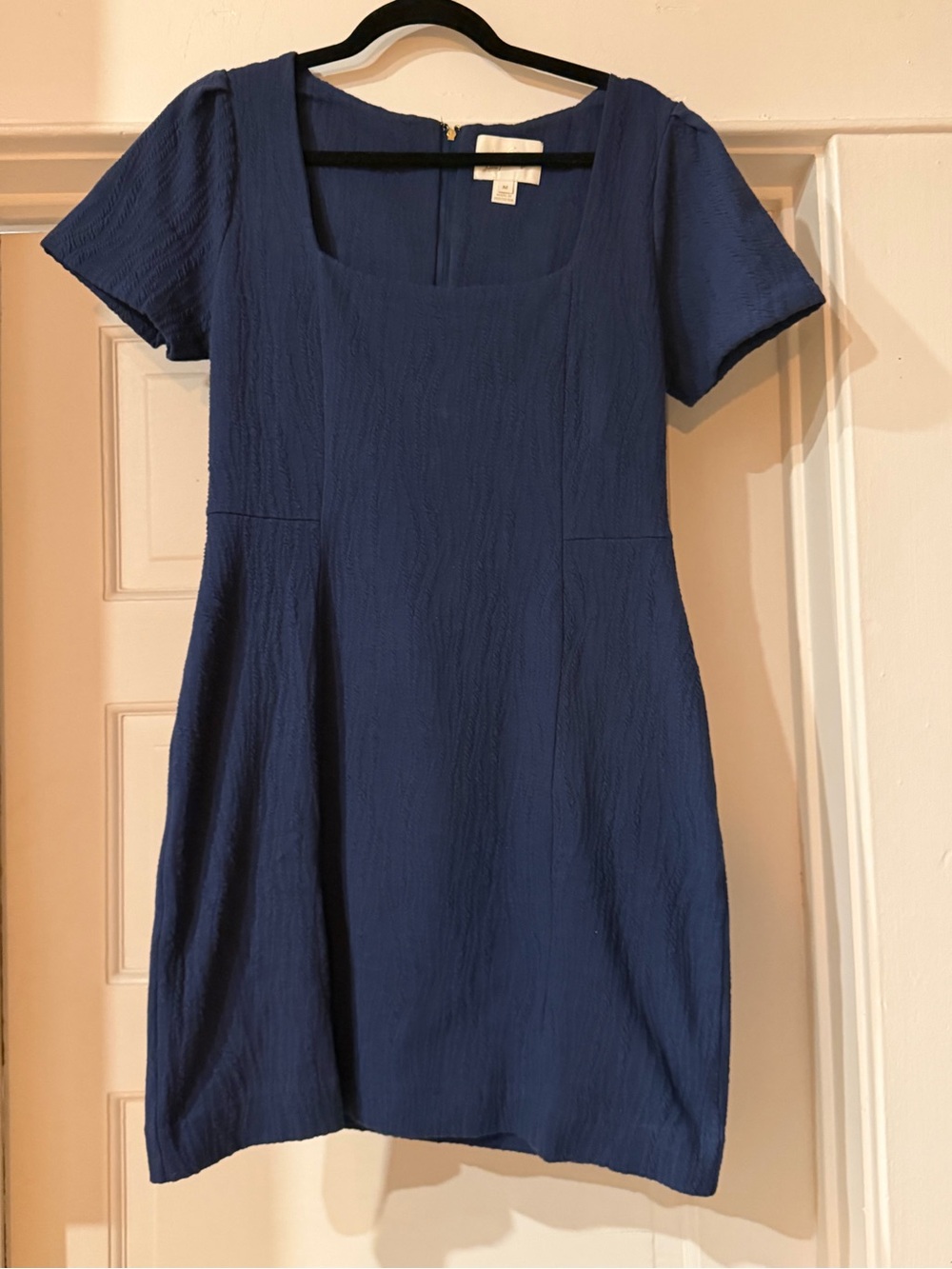 Lilly Pulitzer Brinley Stretch Shift Dress in Low Tide Navy - Picture 4 of 6